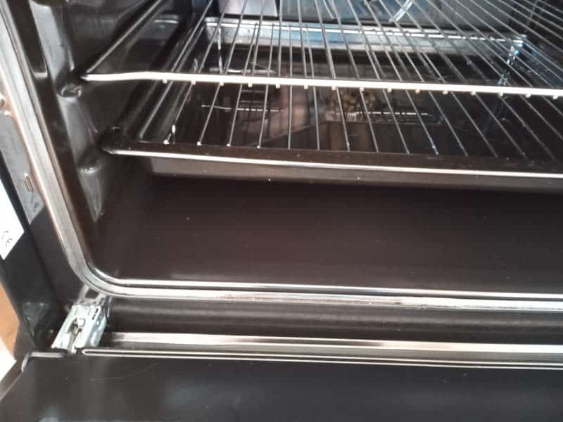 after oven cleaning