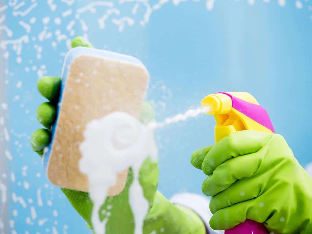 cleaning window
